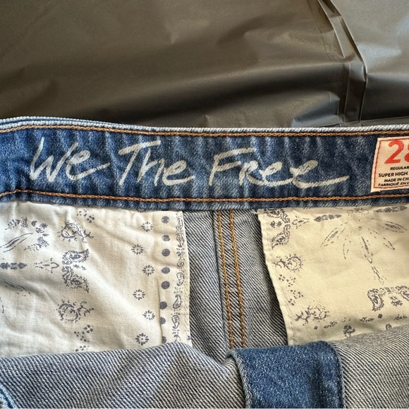 Free People- We the Free Don’t Get Me Wrong Denim Skirt- Electric Boogaloo - Picture 10 of 11